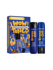 Набор Brass Off для нейтрализации нежелательных медных оттенков, Шампунь 300 мл и Кондиционер 300 мл ( URU14910 )