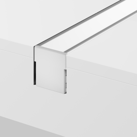 Комплект заглушек Maytoni (для профиля 26×26) 2 шт., ALM-2626-EC 642060