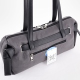 Сумка Саломея 2032 македония серый + черный