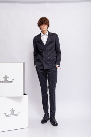 DIGEL Костюм двубортный в клетку из вискозы с эластаном