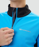 Детский лыжный костюм с высокой спинкой Nordski Jr. Advance Active Light Blue/Black