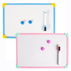 Доска магнитно-маркерная Alingar, 260х360 мм, маркер с губкой, 2 магнита, ассорти