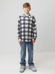 рубашка  для мальчика  КР 302567/светло-бежевый 0783 Н026.1 к576