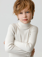 джемпер  для мальчика  КР 301477/светло-бежевый 0783 к574