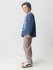 брюки  для мальчика  КР 400784/коричневый