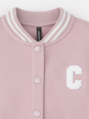 жакет  для девочки  КР 302675-1/розовый лед