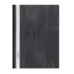 
          Папка-скоросшиватель пластиковая Alingar, A4, черный, 160 мкм, пакет европодвес