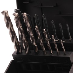 Набор метчиков машинных M3 -M12 HSSE-VAP DIN371/376 (B/4-5P, + сверла) 14пр Volkel 47855