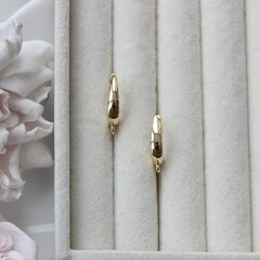 Швензы 14*4 мм с английским замком, позолота, Ш115