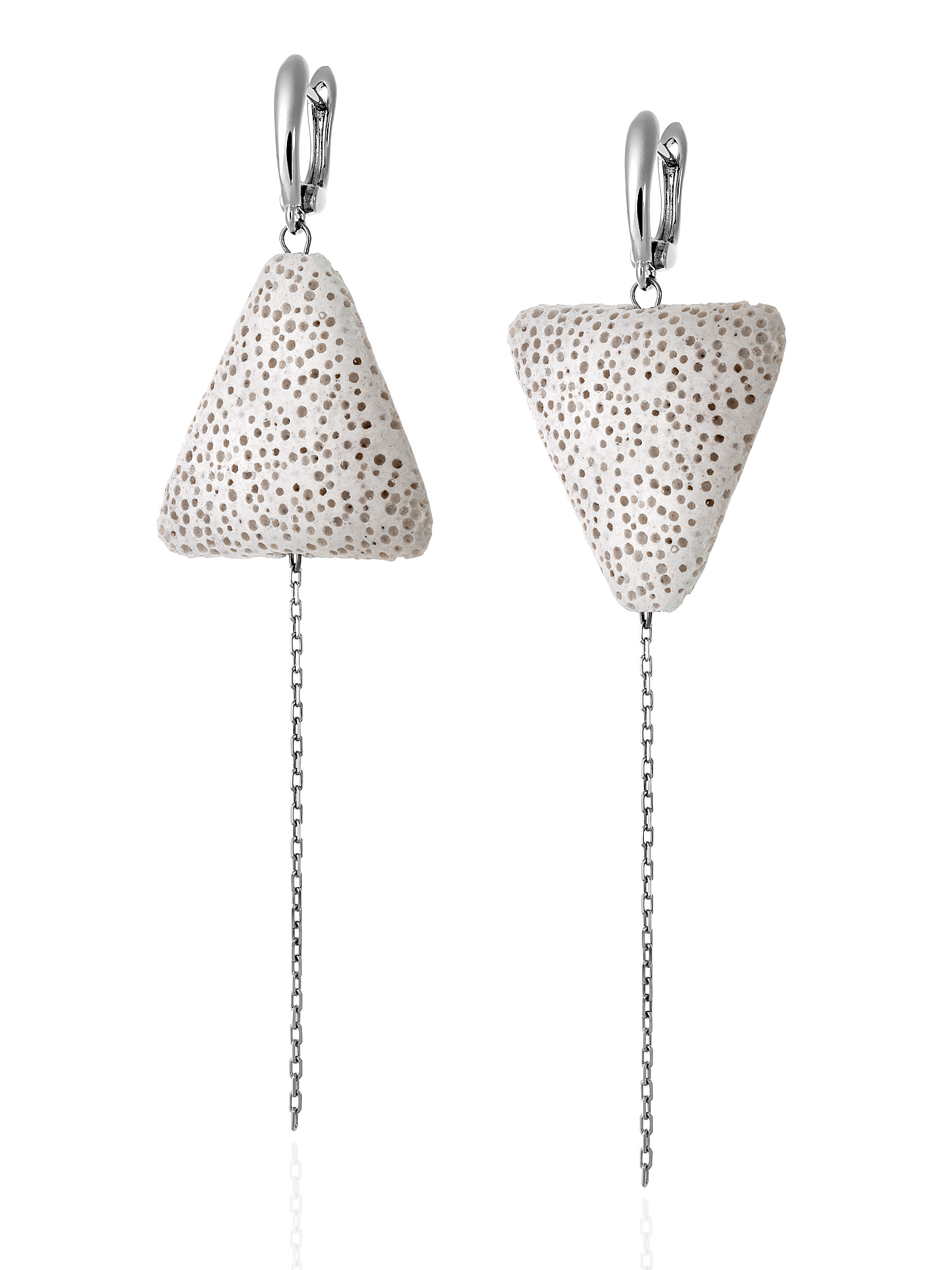 Серьги с лавой