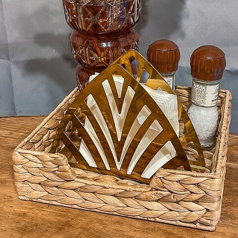 Салфетница Servetthållare Золотой, 13х4х9, сталь