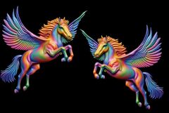 Силиконовые молды № 492 Пегас левый и правый