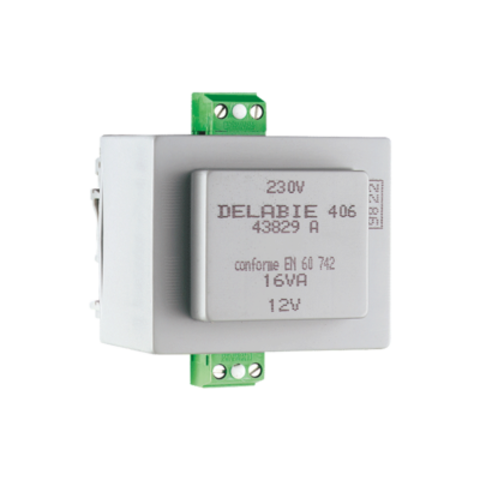 Delabie 406000 Трансформатор 230/12V, без блока, для монтажа на DIN рейку