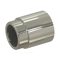 Удлинитель латунь никель Ду 15 (1/2") L=15мм ВР/НР RTP (РосТурПласт) 25205