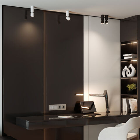 Накладной светодиодный светильник Elektrostandard Spot 8W 4000K 25106/LED белый/черный