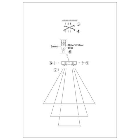 Основание для подвесного светильника Favourite Canopy 4591-220-9BL