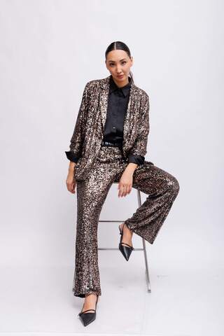 Oui Жакет -джерси с пайетками