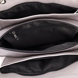 Сумка Саломея 801 мульти итальянский серо-черный