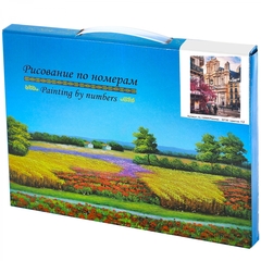 
          Картина по номерам Alingar, 20х30 см, 12 цветов, с акриловыми красками, холст на подрамнике, "Уютная улочка"