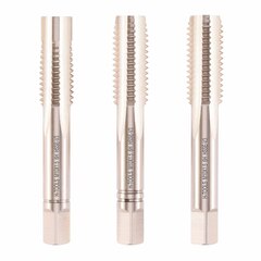 Метчик М10х1,5 (Комплект 3шт, с цапфой) DIN352 HSSEV3 6h 70мм a=5,5 H-Tools 113230HT