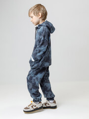 брюки  для мальчика  КР 400834/синий джинс к660