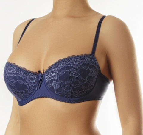 Бюстгальтер D-011 сапфир 75B (дубляжная чашка)