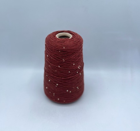 Tollegno, Harmony paillettes, 420м/100гр. 97% Меринос,3% Полиэстер(пайетка) , цвет-Коричневый(880), 37102