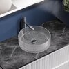 Ceramica Nova Cristal CN6062 Умывальник чаша накладная круглая, 36x36, цвет: прозрачный