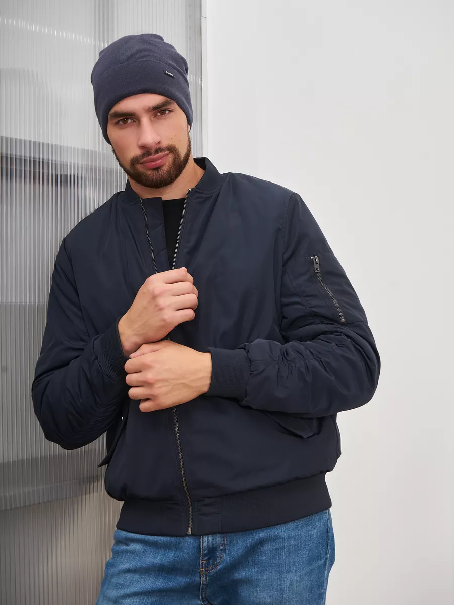 Шапка бини зимняя весенняя с флисом