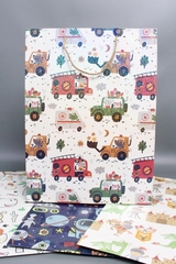 Пакет подарочный L вертикальный, Игрушки, МИКС, 31*42*12 см (Д*В*Ш), 1 шт.