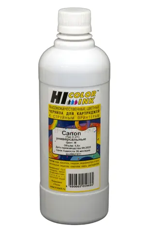Чернила Hi-Black Универсальные для Canon (Тип C-V1), M, 0,5 л.
