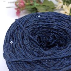 Меринос с кашемиром Арт Susanna от G&G Filati - Темно-синий 280м/100гр 110гр моток
