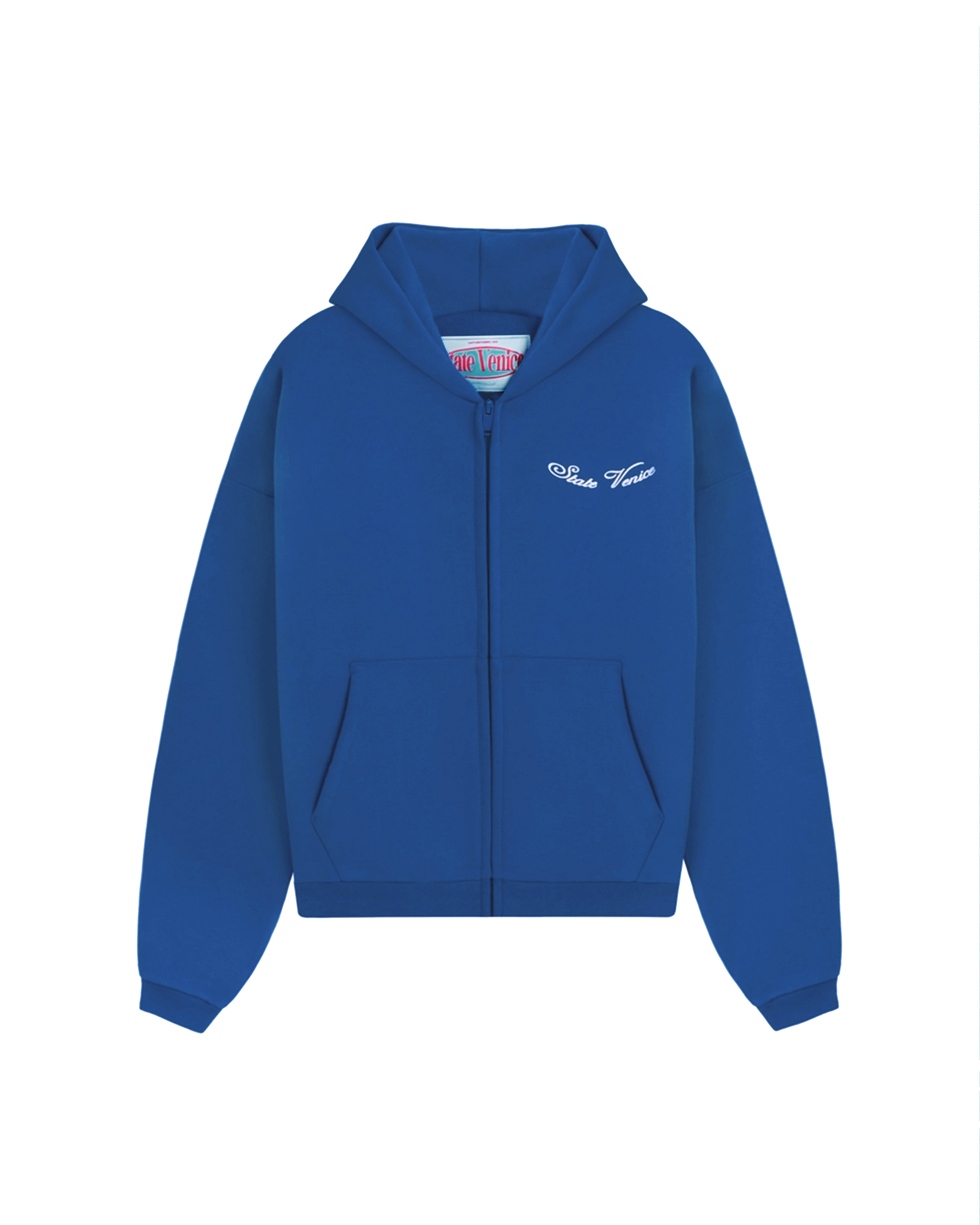 Худи на молнии классического кроя