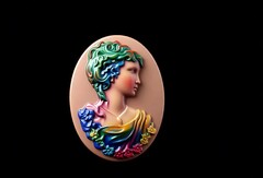 Силиконовый молд Камея № 44