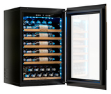 Винный шкаф MEYVEL MV52PRO-KBB1 129 л 592х572х882 мм сталь, черный