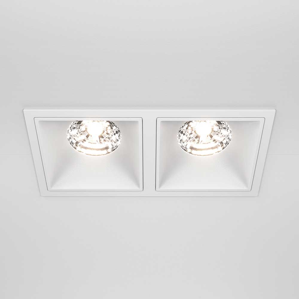 Встраиваемый светильник Maytoni Alfa LED DL043-02-15W4K-D-SQ-W