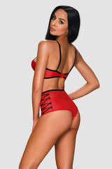 Соблазнительный комплект из 2-х частей OBSESSIVE LEATHERIA Set