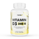 Витамин Д3 2000 МЕ, Vitamin D3 2000 IU, 1Win, 60 капсул 1