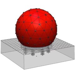 Шар скалодром (диам. 3 м), выс. 2,5 м