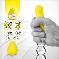 Gvibe Gegg Yellow - яйцо-мастурбатор, 6.5х5 см. желтый