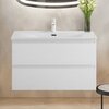 Cezares MOLVENO-100-2C-SO-LB MOLVENO База под раковину подвесная с двумя выкатными ящиками, Legno Bianco, 1000x500x500, MOLVENO-100-2C-SO-LB