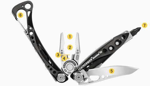 Мультитул Leatherman Skeletool CX, 7 функций (832629) | Multitool-Leatherman.Ru