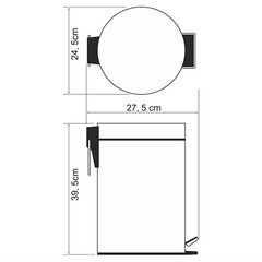 WasserKRAFT K-612 Ведро 12L фото