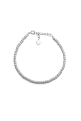 Серебряный браслет "Bubble" с алмазной гранью