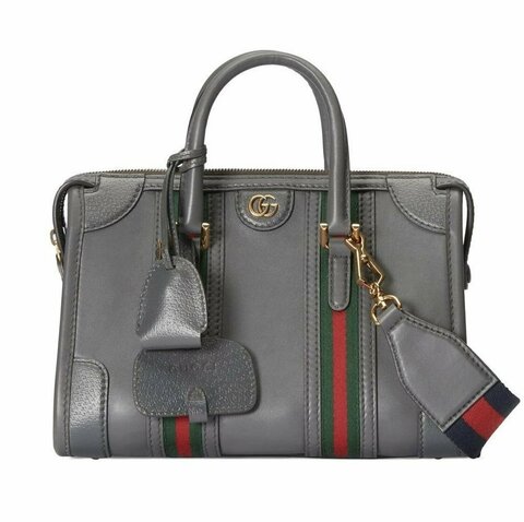 Сумочка Gucci Bauletto маленького размера серый