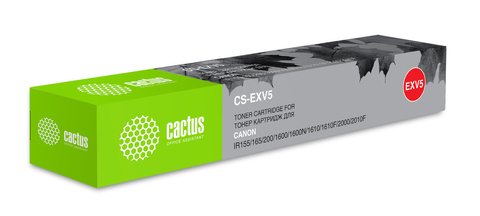 Картридж лазерный Cactus CS-EXV5 C-EXV5 черный (7850стр.) для Canon IR 1600, 1605, 1610, 1630, 1670, 2000, 2010