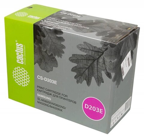 Картридж лазерный Cactus CS-D203E MLT-D203E черный (10000стр.) для Samsung SL-M3820D, M3820ND, M4020ND, M4020NX