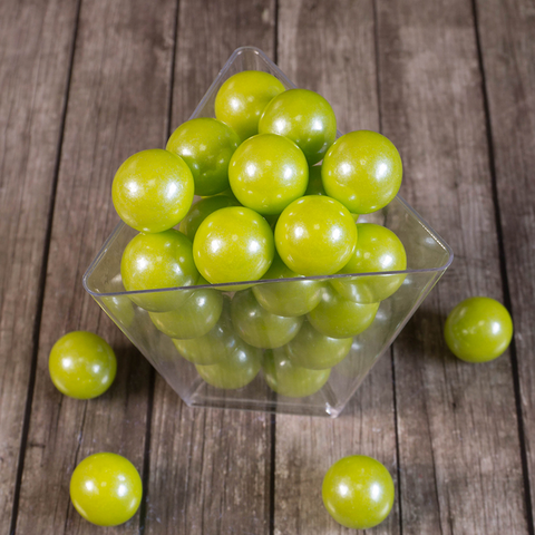 Сахарные шарики Зеленые перламутровые 12 мм, 50 г