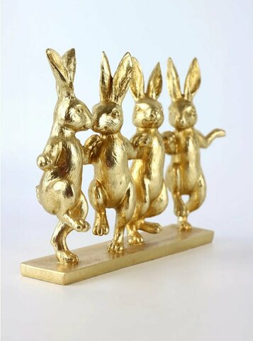 Статуэтка 4 зайца Hoff Interieur Nostalgia