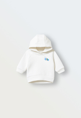 Худи с вышивкой "Автобус" (экрю)